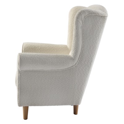 Fotoliu, textil crem Coral, CHARLOT