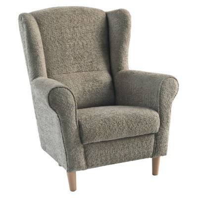 Fotoliu, textil gri-bej Taupe Coral, CHARLOT