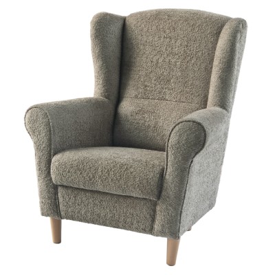 Fotoliu, textil gri-bej Taupe Coral, CHARLOT