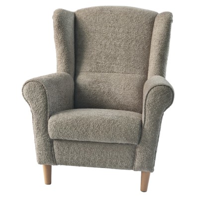 Fotoliu, textil gri-bej Taupe Coral, CHARLOT