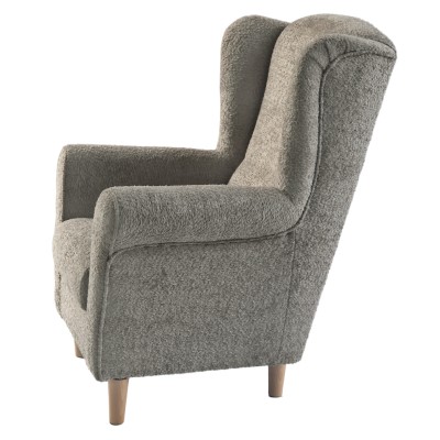 Fotoliu, textil gri-bej Taupe Coral, CHARLOT