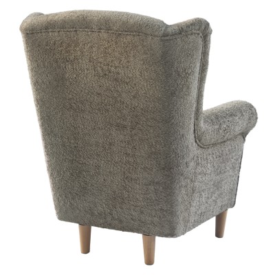 Fotoliu, textil gri-bej Taupe Coral, CHARLOT