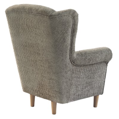 Fotoliu, textil gri-bej Taupe Coral, CHARLOT