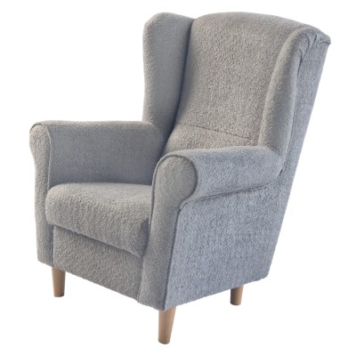 Fotoliu, textil gri Coral, CHARLOT