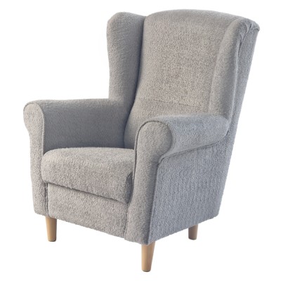 Fotoliu, textil gri Coral, CHARLOT