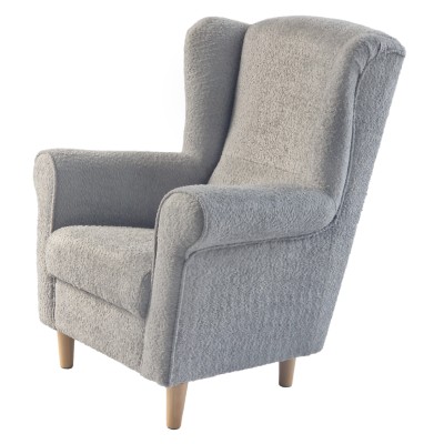 Fotoliu, textil gri Coral, CHARLOT