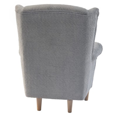 Fotoliu, textil gri Coral, CHARLOT