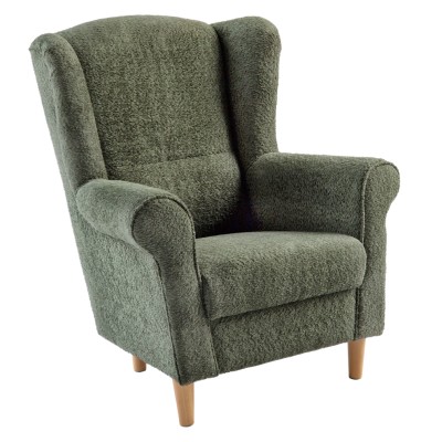 Fotoliu, textil verde Coral, CHARLOT