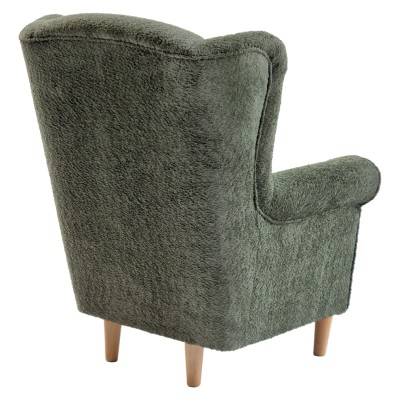 Fotoliu, textil verde Coral, CHARLOT