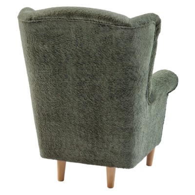 Fotoliu, textil verde Coral, CHARLOT