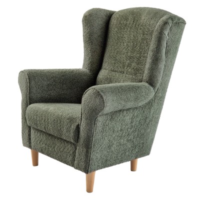 Fotoliu, textil verde Coral, CHARLOT