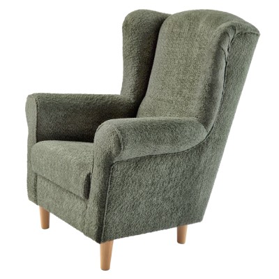 Fotoliu, textil verde Coral, CHARLOT