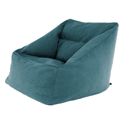 Fotoliu tip sac, material textil verde, URASON