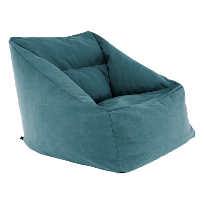 Fotoliu tip sac, material textil verde, URASON