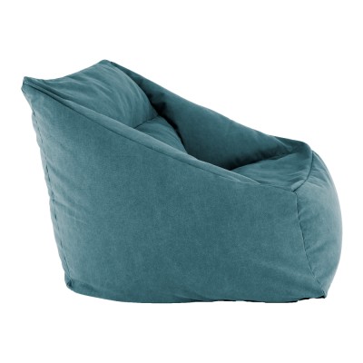 Fotoliu tip sac, material textil verde, URASON