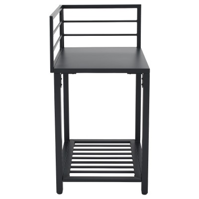 Insulă de bucătărie de grădină de colţ, metal, gri, TANITA TYP 1
