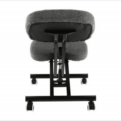 Kneeling chair, gri/ negru, KILIAN
