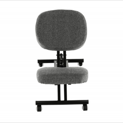 Kneeling chair, gri/ negru, KILIAN