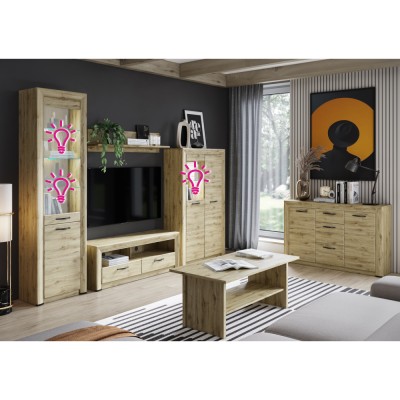 Lampă cu LED-uri, 3 spoturi, culoarea albă SANTANA, SAFARI, RUNOL