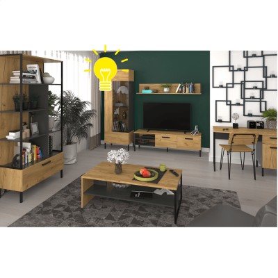 Lampă cu LED-uri, 3 spoturi, culoarea albă SANTANA, SAFARI, RUNOL