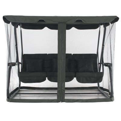 Leagăn de grădină, gri închis, MIJA