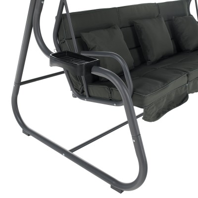 Leagăn de grădină, gri închis, MIJA