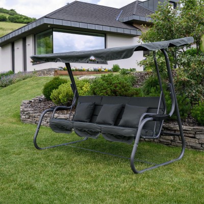 Leagăn de grădină, gri închis, MIJA