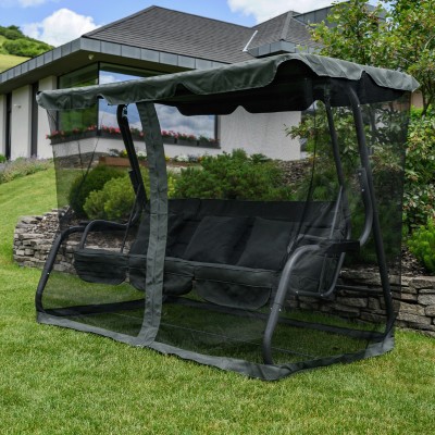 Leagăn de grădină, gri închis, MIJA