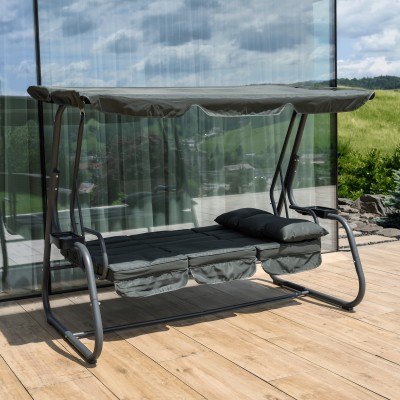 Leagăn de grădină, gri închis, MIJA