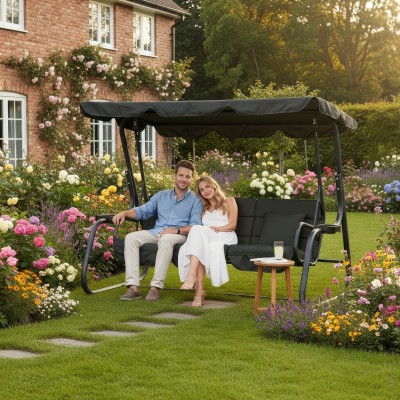 Leagăn de grădină, gri închis, MIJA