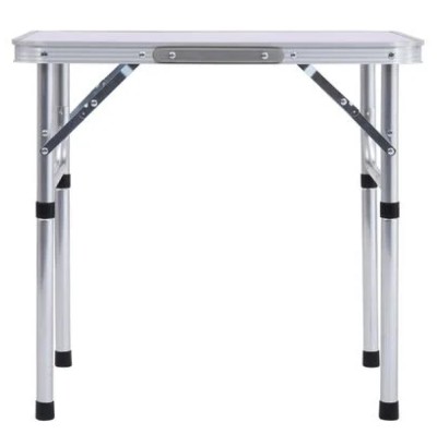 Masă de camping pliabiăla, 60 cm, aluminiu/MDF, KEPI TYP 2