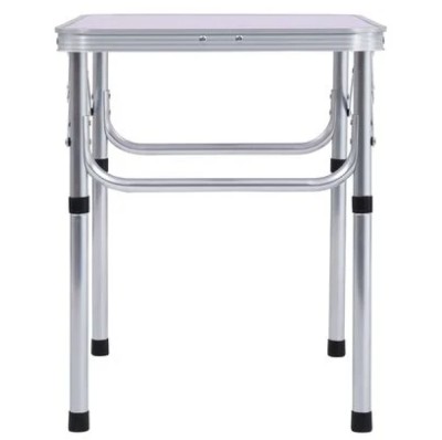 Masă de camping pliabiăla, 60 cm, aluminiu/MDF, KEPI TYP 2