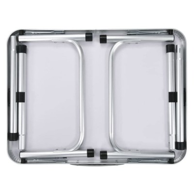 Masă de camping pliabiăla, 60 cm, aluminiu/MDF, KEPI TYP 2