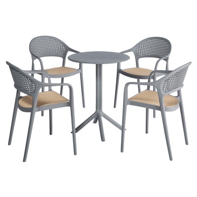 Masă de grădină, gri, SAILOR