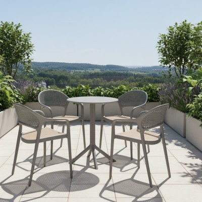 Masă de grădină, gri, SAILOR