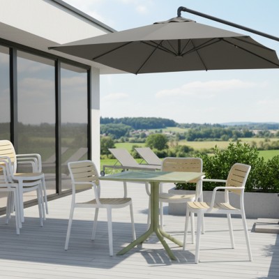 Masă de grădină, verde, DENTON NEW