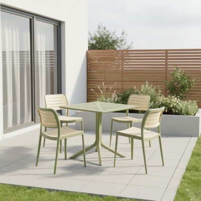 Masă de grădină, verde, DENTON NEW