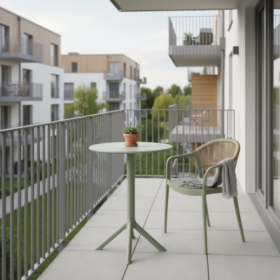 Masă de grădină, verde, SAILOR