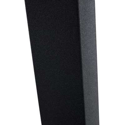 Masă de sufragerie bistro, stejar sonoma/negru, 70x70 cm, RINALDO TYP 1