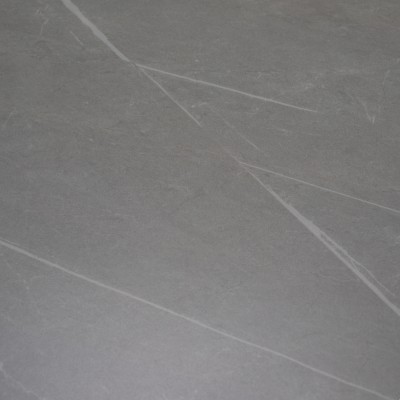 Masa de sufragerie, gri marmură/neagră/aur, 121x71 cm, FLORENC TIP 1