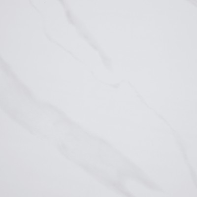 Masa de sufragerie, marmură albă/neagră, 121x71 cm, FLORENC TIP 1