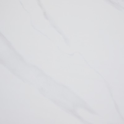 Masa de sufragerie, marmură albă/neagră/aur, 121x71 cm, FLORENC TIP 1