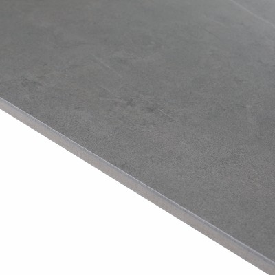 Masa de sufragerie, marmură gri/neagră, 121x71 cm, FLORENC TIP 1