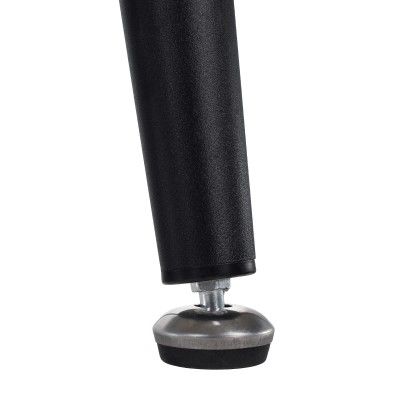 Masa de sufragerie, marmură gri/neagră, 121x71 cm, FLORENC TIP 1