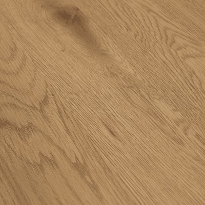 Masă de sufragerie, stejar/negru, diametru 80 cm, REVENTON NEW