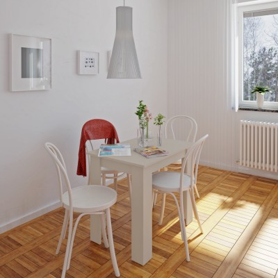 Masă dining, caşmir, 86x60 cm, TARINIO