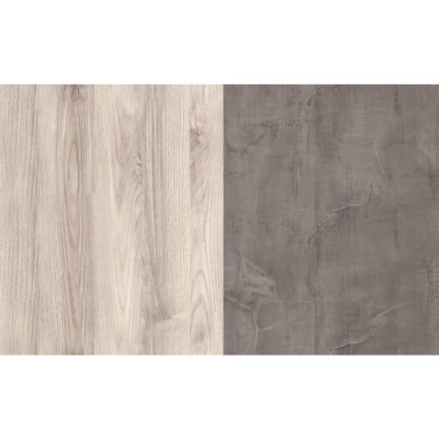 Masă PC 1D2S, castan Nairobi / onix, JESI NEW