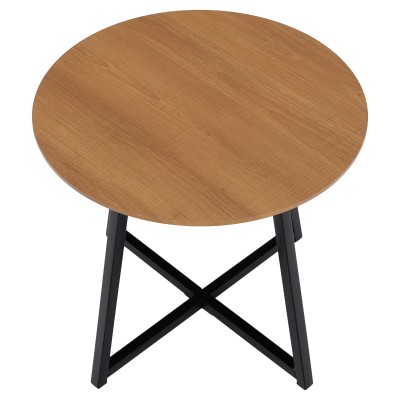 Masă, stejar/ negru, TANIA