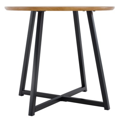 Masă, stejar/ negru, TANIA