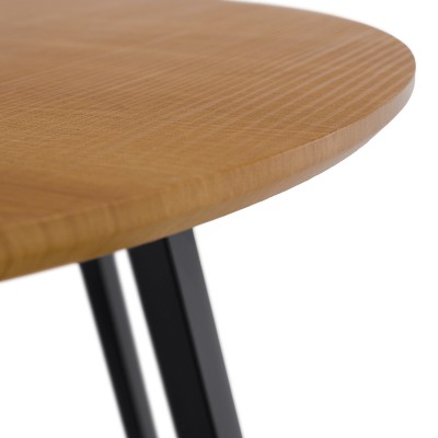 Masă, stejar/ negru, TANIA